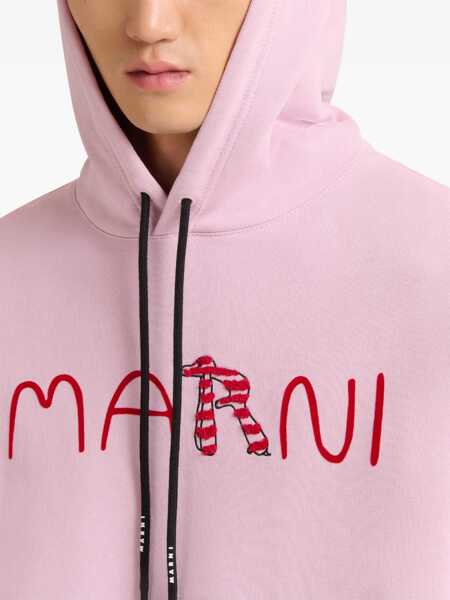 Bluze de trening Marni Sweatshirt With Logo PINK Barbati (BM 19720934) 5