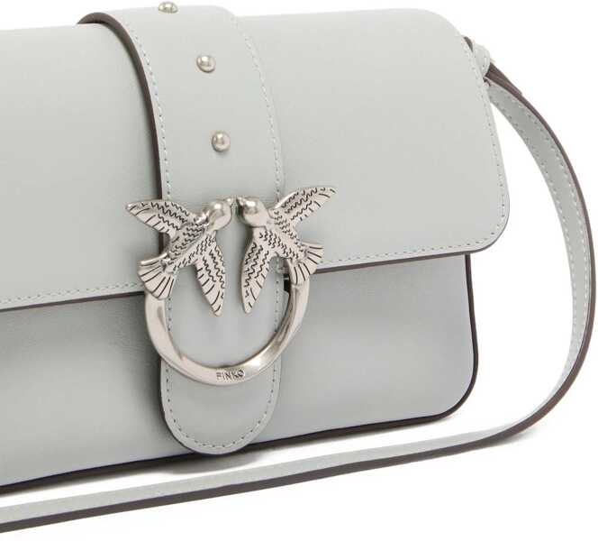 Genti de umar Pinko Mini Love Shoulder Bag GRIGIO PERLA-OLD SILVER Femei (BM 19720973) 3