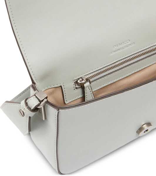 Genti de umar Pinko Mini Love Shoulder Bag GRIGIO PERLA-OLD SILVER Femei (BM 19720973) 4