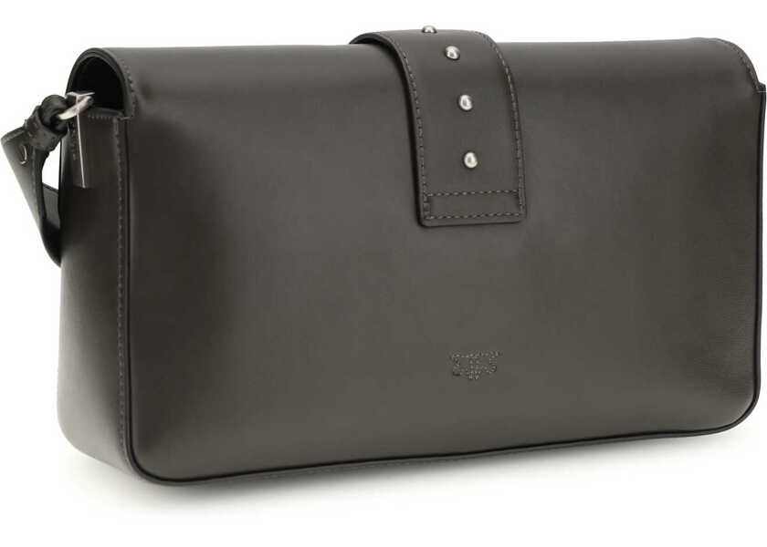 Portofele Pinko Love One Shoulder Bag VERDE FANGO-OLD SILVER Femei (BM 19720976) 3