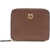 Pinko Leather zip-around Wallet BURGUNDY WINE-ANTIQUE GOLD