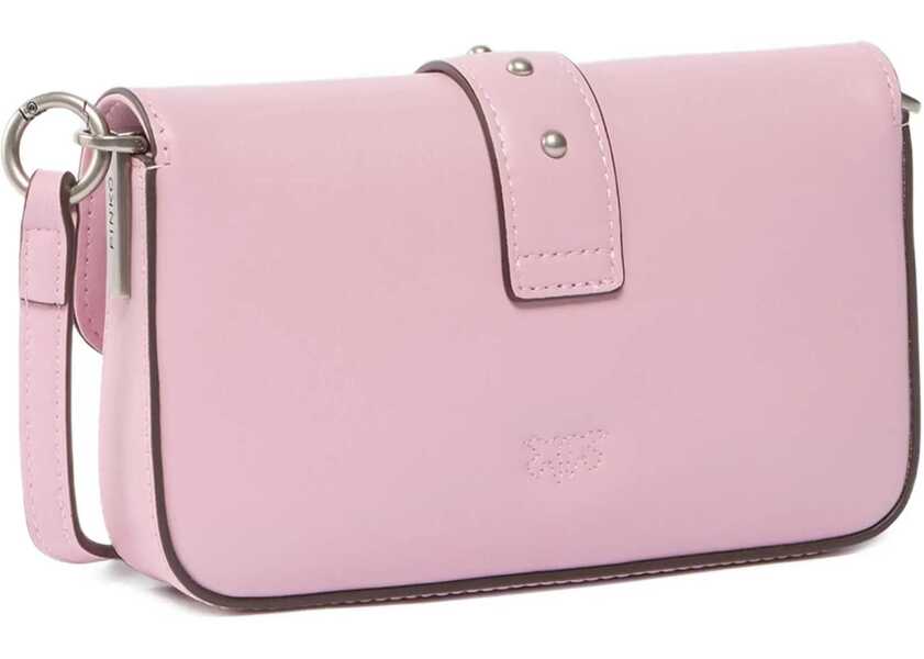 Genti de umar Pinko Baby Love Shoulder Bag ROSA CHIARO-OLD SILVER Femei (BM 19720988) 2