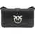 Pinko Love One Shoulder Bag NERO LIMOUSINE - MATT SILVER