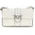 Pinko Love One Shoulder Bag BIANCO NEMBO-OLD SILVER