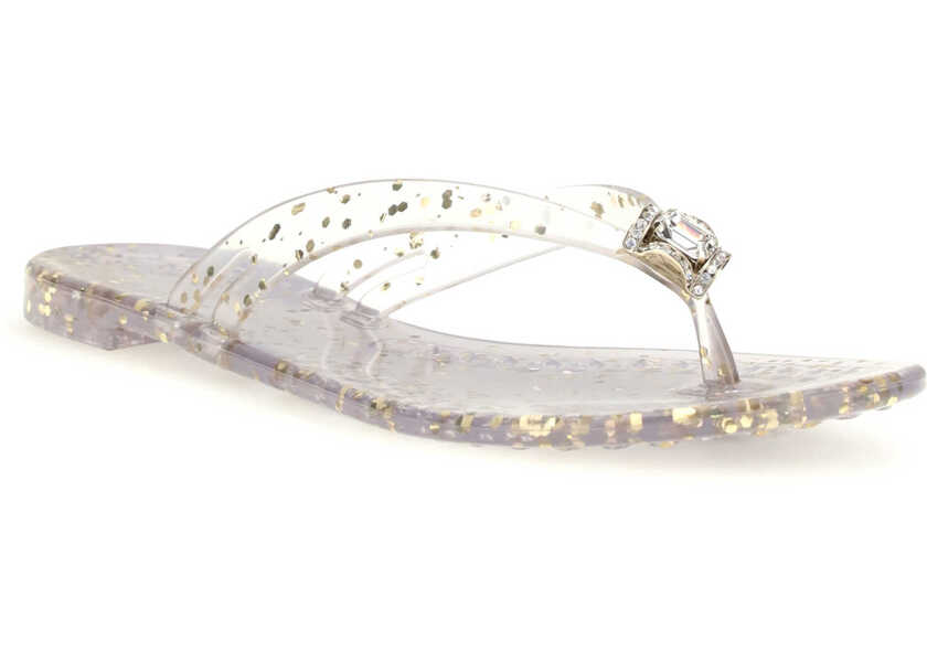 Sandale Casadei Glitter thong Sandals ICE/ORO - ICONIC Femei (BM 19721015) 2