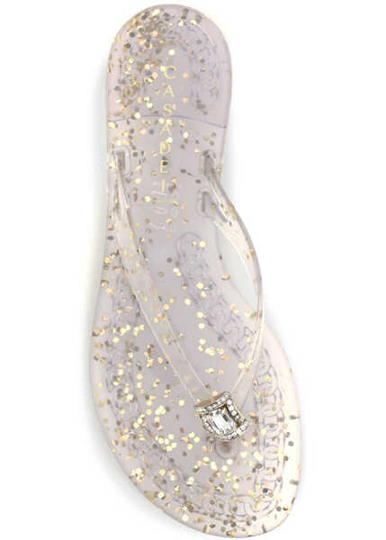 Sandale Casadei Glitter thong Sandals ICE/ORO - ICONIC Femei (BM 19721015) 4