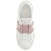 Sneakers Dama - Sneakers Valentino Garavani Rockstud Open Sneakers BIANCO/WATER ROSE/BIANCO Femei (BM 19721021) - B-mall.ro