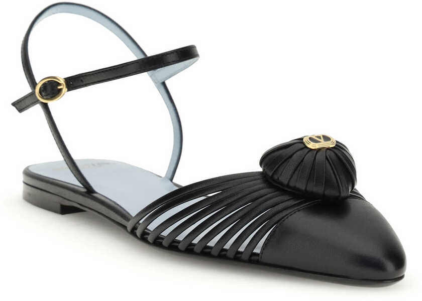 Balerini Valentino Garavani BALLERINA  VG SANDAL ROYAL  T. 05  CA NERO Femei (BM 19721024) 2