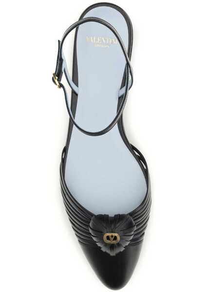Balerini Valentino Garavani BALLERINA  VG SANDAL ROYAL  T. 05  CA NERO Femei (BM 19721024) 4