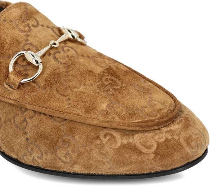 Mocasini Gucci GG suede Loafers PEPPER BROWN/P.BROWN Femei (BM 19721027) 4