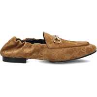 Mocasini GG suede Loafers Femei