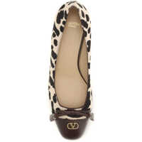 Balerini Valentino Garavani Dama - Balerini Valentino Garavani Pony-effect Valet Du Roi Ballerinas NATURALE/MARRONE Femei (BM 19721033) - B-mall.ro