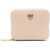 Pinko Leather zip-around Wallet BEIGE-GRIGIO FUMO-ANTIQUE GOLD