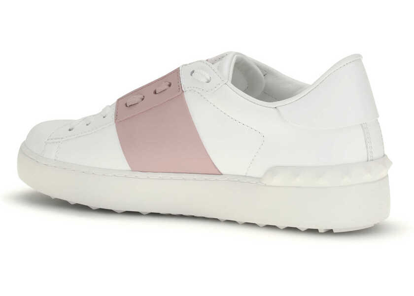 Sneakers Valentino Garavani Open Sneakers BIANCO/WATER ROSE/BIANCO Femei (BM 19721045) 3
