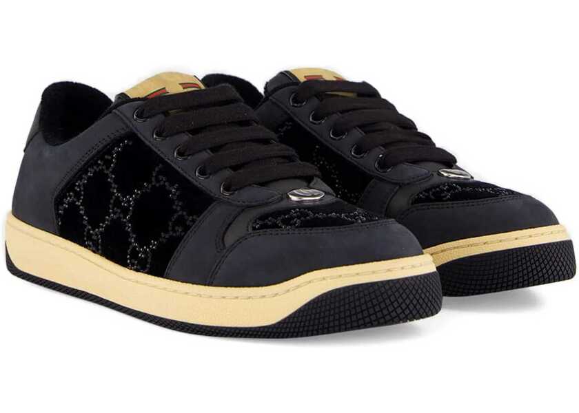 Sneakers Gucci GG Crystal Screener Sneakers BL/BL/BL/BL/BL/CRYST Femei (BM 19721048) 2