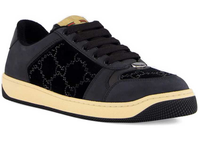 Sneakers Gucci GG Crystal Screener Sneakers BL/BL/BL/BL/BL/CRYST Femei (BM 19721048) 5