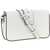 Pinko Mini Love Shoulder Bag BIANCO NEMBO-OLD SILVER