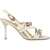 Pinko Leather Vanda Sandals YOGURT