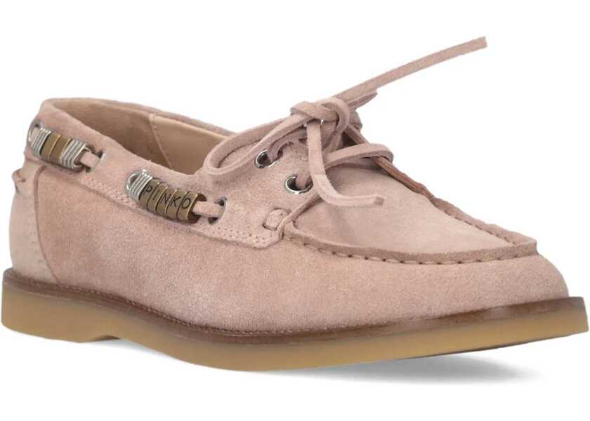 Mocasini Pinko Suede Grace Loafers ROSE Femei (BM 19721147) 2