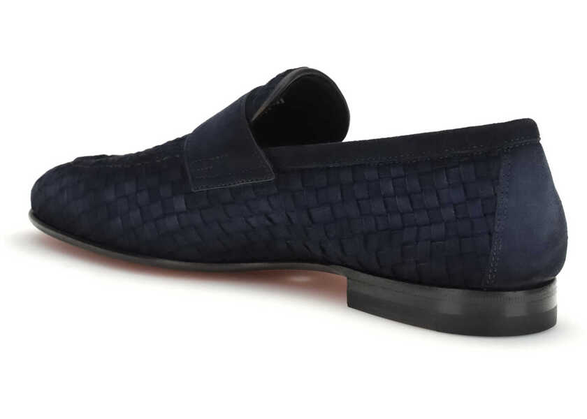 Mocasini Santoni Carlo penny Loafers BLUE Barbati (BM 19721156) 3