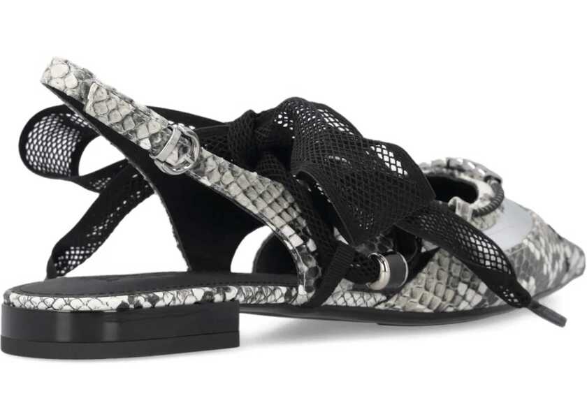 Balerini Pinko Python-print Gianira Ballerinas ROCK Femei (BM 19721159) 3