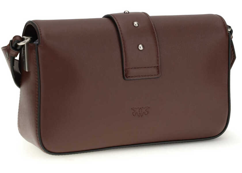 Genti de umar Pinko Mini Love Shoulder Bag BURGUNDY WINE-OLD SILVER Femei (BM 19721171) 3