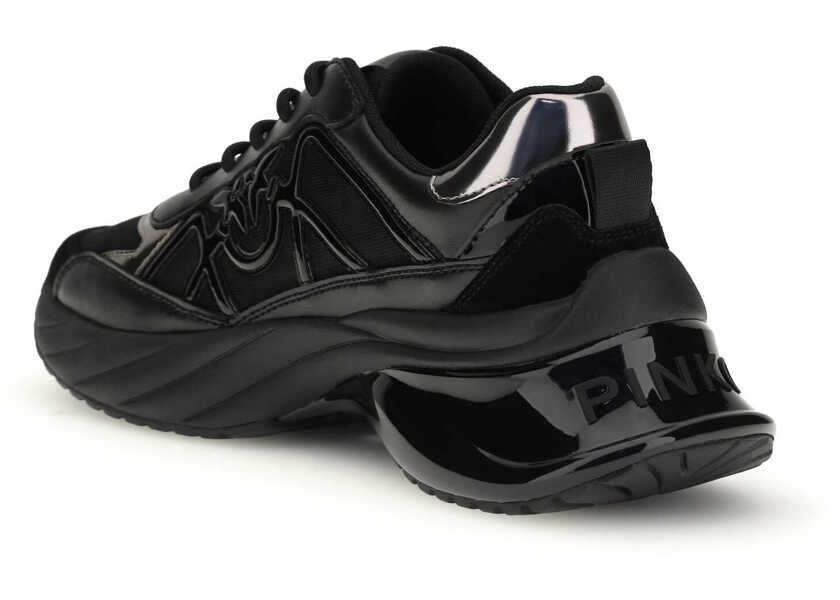 Sneakers Pinko Ariel leather Sneakers BLACK Femei (BM 19721177) 3