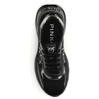 Sneakers Pinko Dama - Sneakers Pinko Ariel leather Sneakers BLACK Femei (BM 19721177) - B-mall.ro