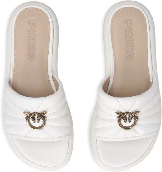 Sandale Pinko Fiona Sandals MILK Femei (BM 19721183) 4