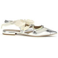 Sandale Metallic leather Gianira Ballerinas Femei