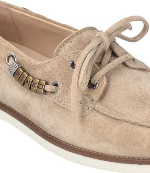 Mocasini Pinko Suede Grace Loafers CORDA Femei (BM 19721192) 5