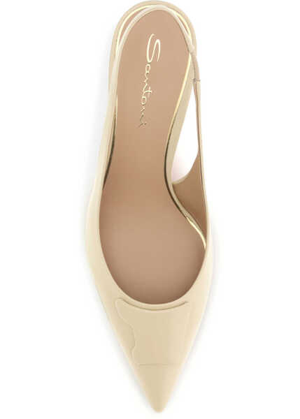 Pantofi cu toc Santoni Taylor slingback Pumps LIGHT BROWN Femei (BM 19721195) 4