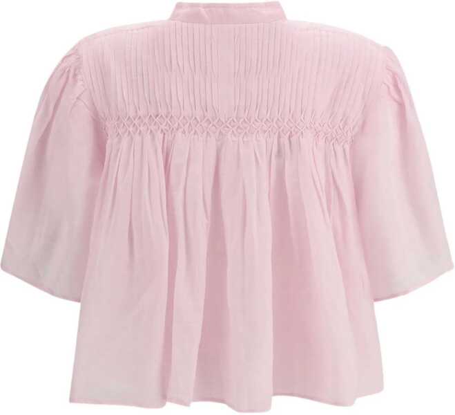Bluze ISABEL MARANT ETOILE Top Destiny PINK Femei (BM 19721300) 2