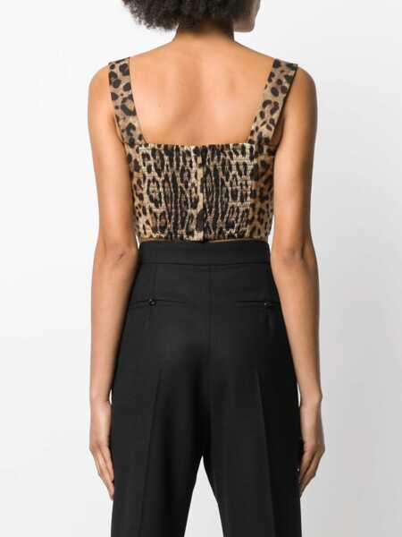 Bluze Dolce & Gabbana Leopard Print Top ANIMALIER Femei (BM 19721318) 4
