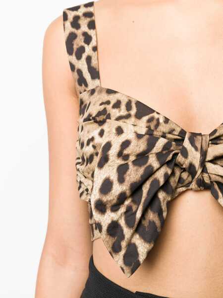 Bluze Dolce & Gabbana Leopard Print Top ANIMALIER Femei (BM 19721318) 5