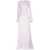 Alexander McQueen Long Dress With Drape PINK