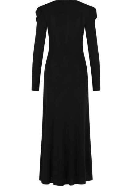 Rochii casual Isabel Marant Nejima Long Dress BLACK Femei (BM 19721327) 2