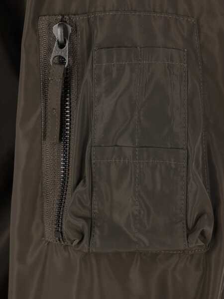 Bomber jacket Aspesi Long Bomber Jacket MILITARY GREEN Femei (BM 19721330) 4