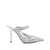 Jimmy Choo "Bing" 100 mm mules Silver