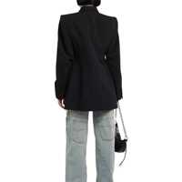 Geci Balenciaga Dama - Jachete Balenciaga Balenciaga Hourglass Wool Jacket Black Femei (BM 19721454) - B-mall.ro
