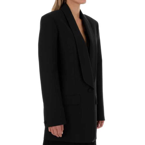Sacouri Givenchy Givenchy Stretch Wool Blend Blazer Black Femei (BM 19721460) 2