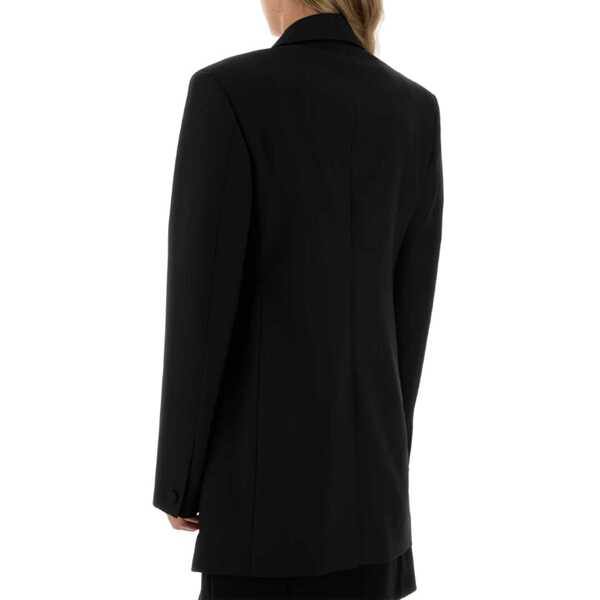 Sacouri Givenchy Givenchy Stretch Wool Blend Blazer Black Femei (BM 19721460) 3