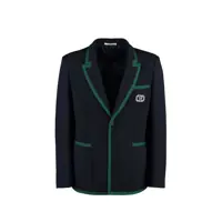Sacouri VALENTINO Wool single-breasted blazer Barbati