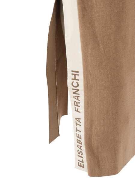 Rochii Elisabetta Franchi KNIT DRESS Brown Femei (BM 19721544) 4
