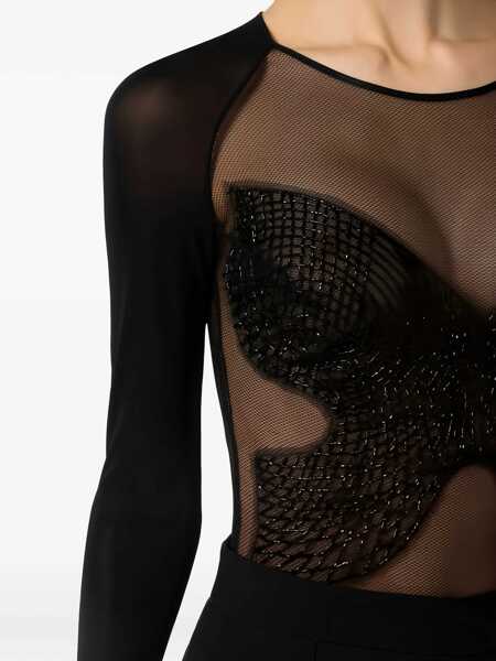 Topuri Elisabetta Franchi BODY Black   Femei (BM 19721553) 2