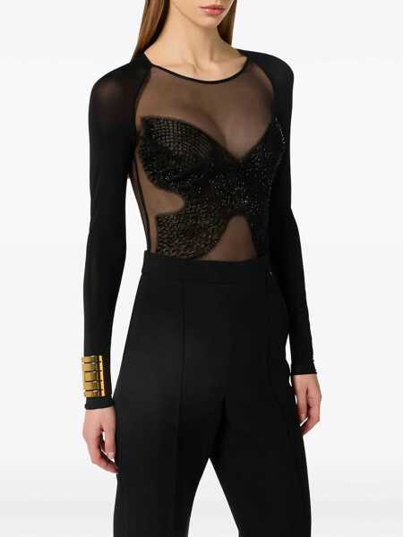 Topuri Elisabetta Franchi BODY Black   Femei (BM 19721553) 3