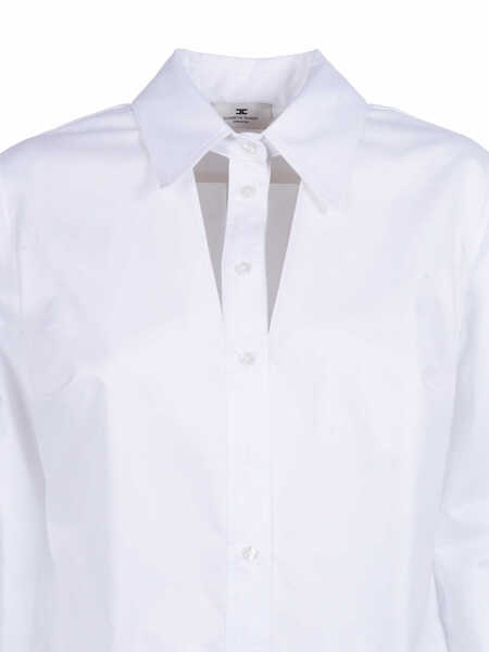 Camasi Elisabetta Franchi SHIRT White Femei (BM 19721559) 3