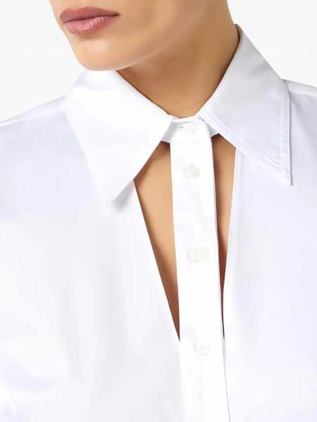 Camasi Elisabetta Franchi SHIRT White Femei (BM 19721559) 5