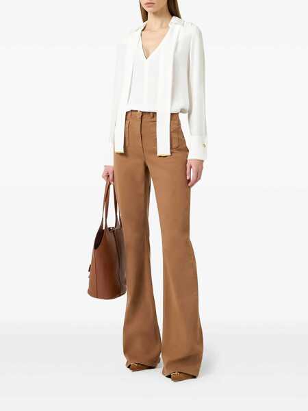 Camasi Elisabetta Franchi SHIRT White Femei (BM 19721562) 2