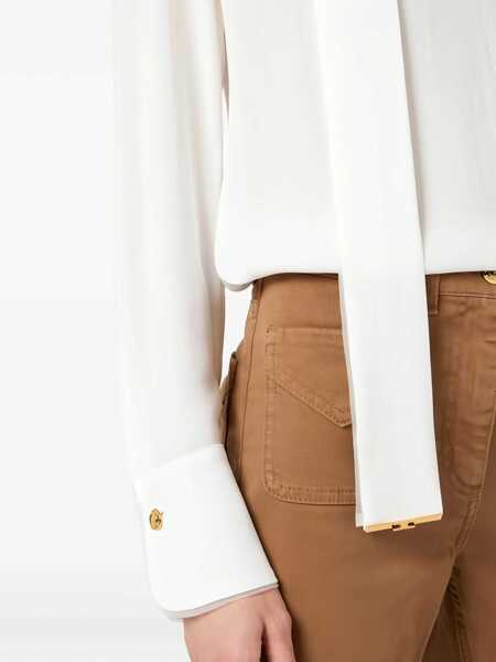 Camasi Elisabetta Franchi SHIRT White Femei (BM 19721562) 5